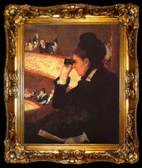 framed  Mary Cassatt At the Opera, ta009-2